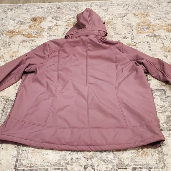 Kohl's Plum Hooded Jacket - Picture 2 of 8